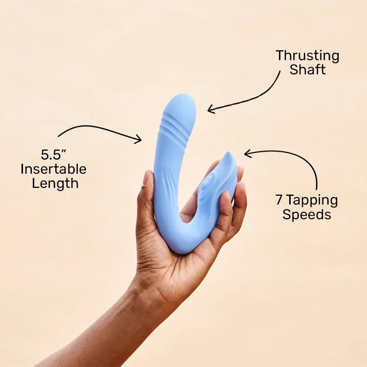 tap-and-thrust-vibrator