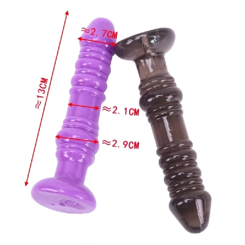 threaded-silicone-jelly-5-inch-anal-dildo