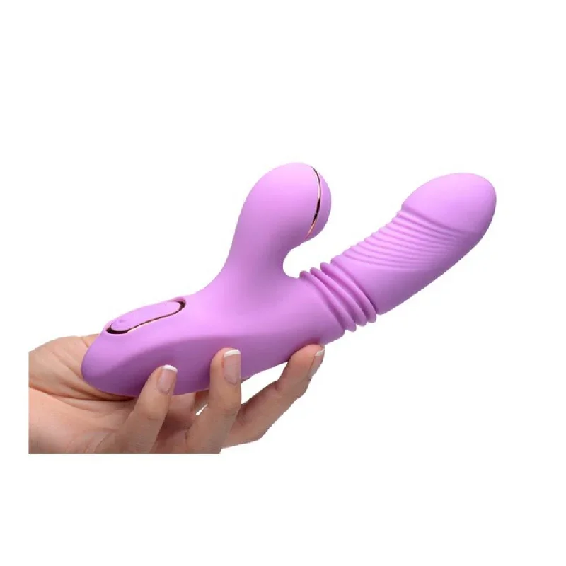 Rechargeable Thrusting Dual-Action Vibe