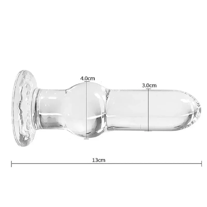 transparent-tower-glass-butt-plug-5-12-inches-long