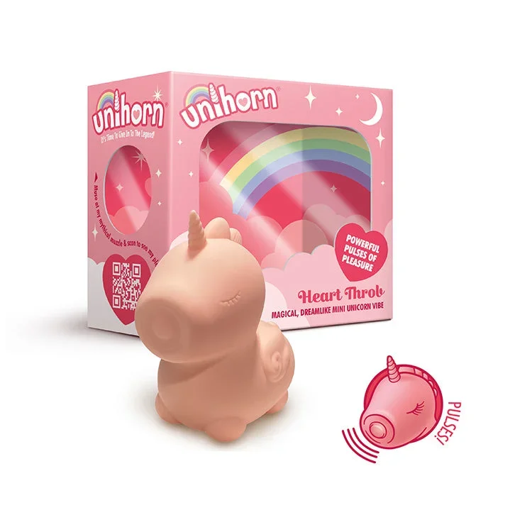 Unihorn Heart Throb Pulsing Vibrator