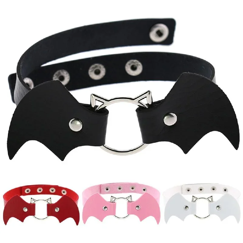 Vampire Bat Fetish Collar