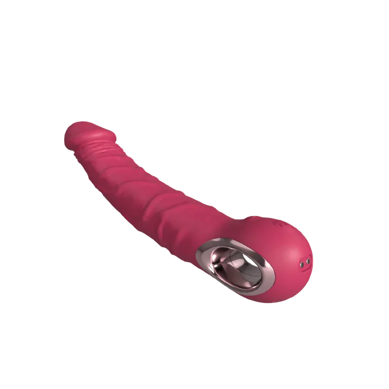 veined-vibrating-silicone-dildo