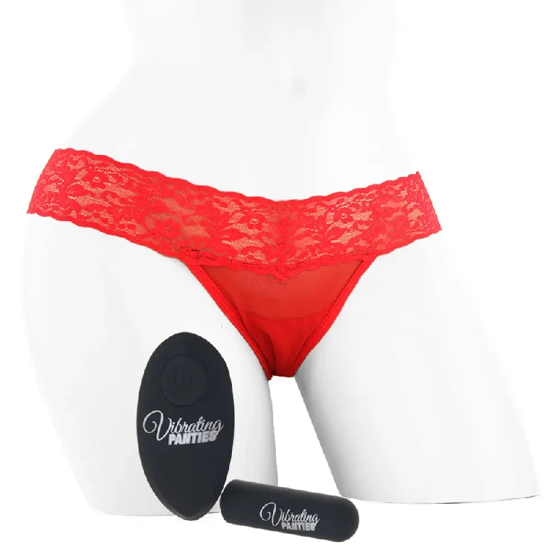 Wireless Remote Vibrating Red Panties /L